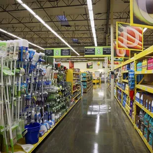 a grocery store aisle