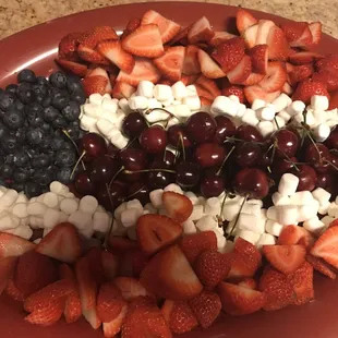 Pinterest Win! My patriotic fruit tray