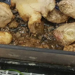 Rotted ginger....