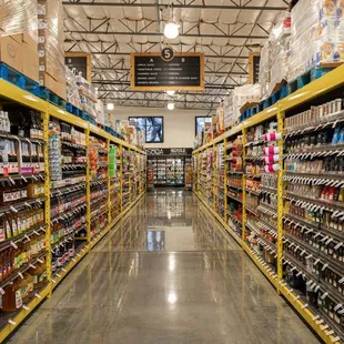 Sparkling clean aisles