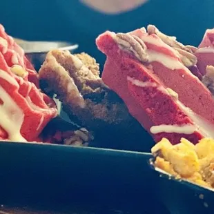 Chicken N Red Velvet Waffles