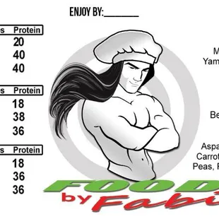 a menu for a restaurant