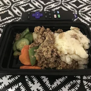 Assuming this was ground turkey. It wasn't clear as none of the ingredients were circled on the list of options it could be.