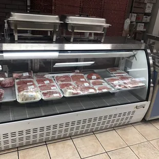 Meat selection, in house butcher