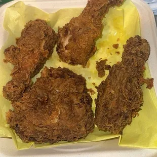Crispy fried chicken