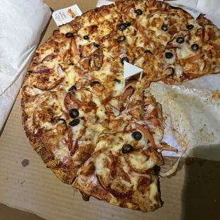 Chicken pizza