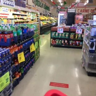 a grocery store aisle