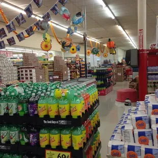 a grocery store aisle