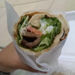 Gyro sandwich. Meh.