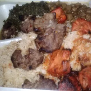Chicken & Lamb Kabob Combo