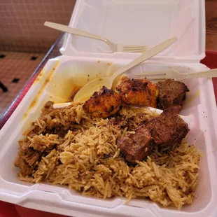 Combo Palau Kabob