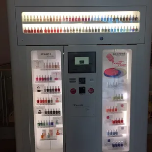 Nail polish vending machine