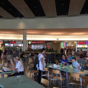 More restaurants at the food court
