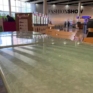Dirty tables everywhere. I looked around and 80% of all the tables are greasy and have food debris on them!