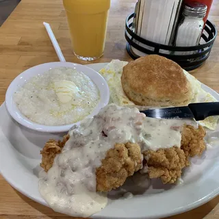 Country Fried Chicken & Eggs