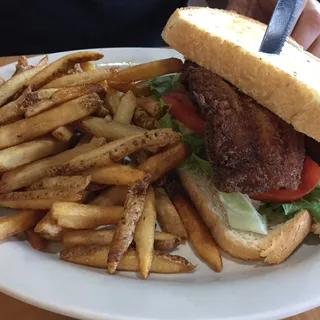 Fried Flounder Sandwich