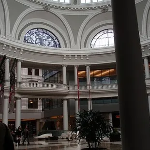 the interior of a building