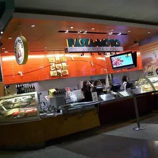 interior, sushi and sashimi