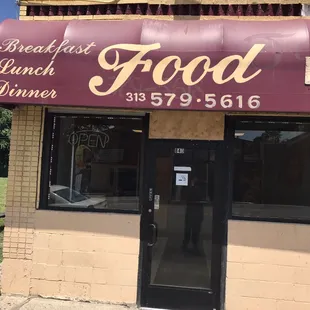 The front door