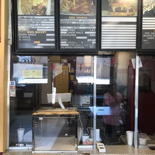 The menu is huge