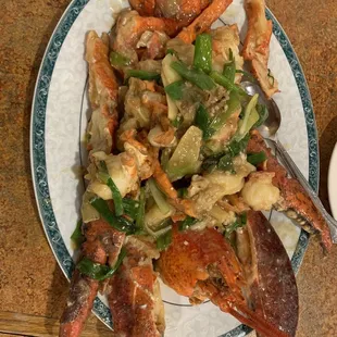 Ginger &amp; onion Lobster
