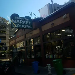 the outside of the building