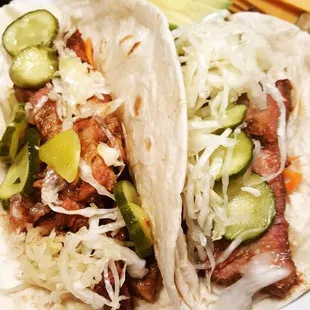 Smoked pork butt tacos!!!