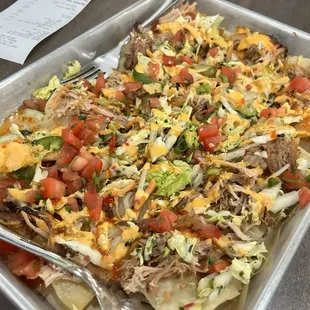 Pulled Pork Bahn Mi Nachos