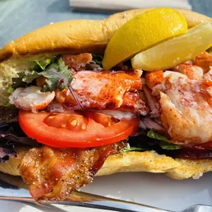 This was the lobster sandwich I had totally recommended my taste buds were electrify the mix with Bacon and lobster