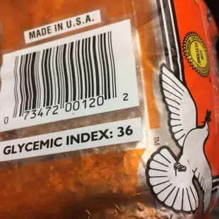 This is a low-glycemic bread. Much healthier than most breads on the market.