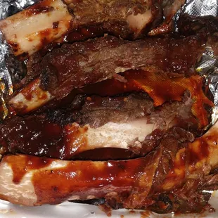 4 rib&apos;s, barely any meat.