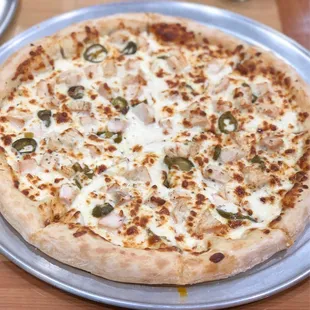 Specialty Home Chicken Alfredo Pizza