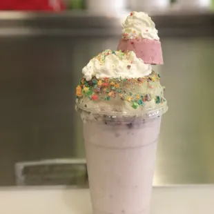 Try our new unicorn horchata!