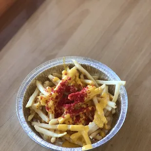a bowl of macaroni and cheese