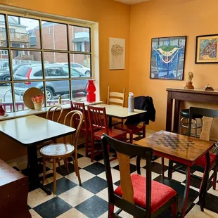 Indoor seating area