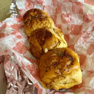 Ham and cheese sliders