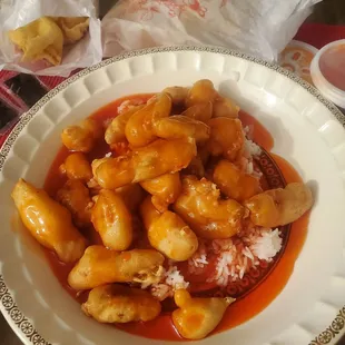 Sweet and sour chicken