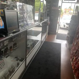 the inside of a grocery store