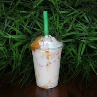 Fresh Korean peach milk