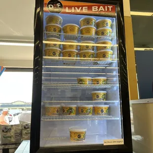 They sell live bait!