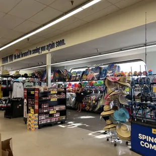 Another shot of the beach section at the front of the store