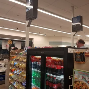 a man in a grocery store