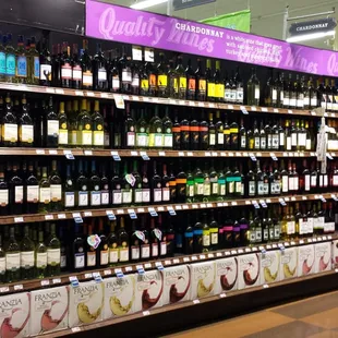 Good selection of wine at Food Lion
