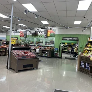 It's own produce area