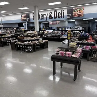 the inside of a grocery store