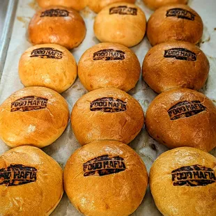 Branded housemade brioche buns