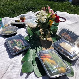 This was a meal for one person, so much delicious food!