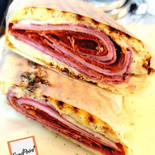 Italiano Panini Pcked with Authentic Italian Meats n  Cheese