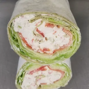 Seafood Salad Wrap