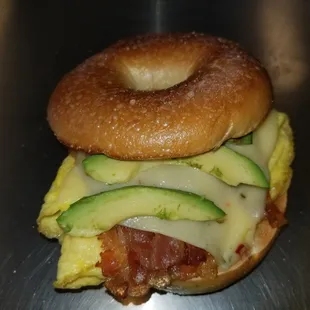 Bacon, Eggs &amp; Cheese Bagel